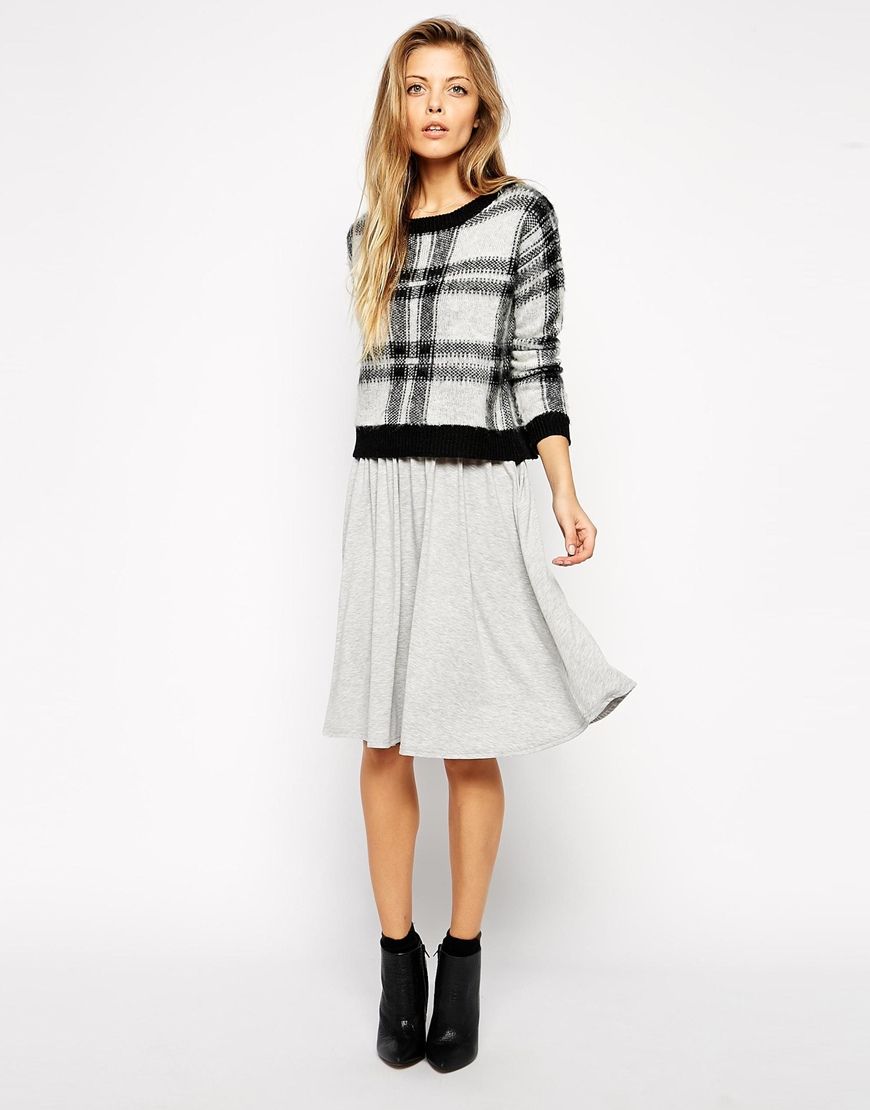 ASOS - Jupe patineuse mi-longue - Asos - Pickture