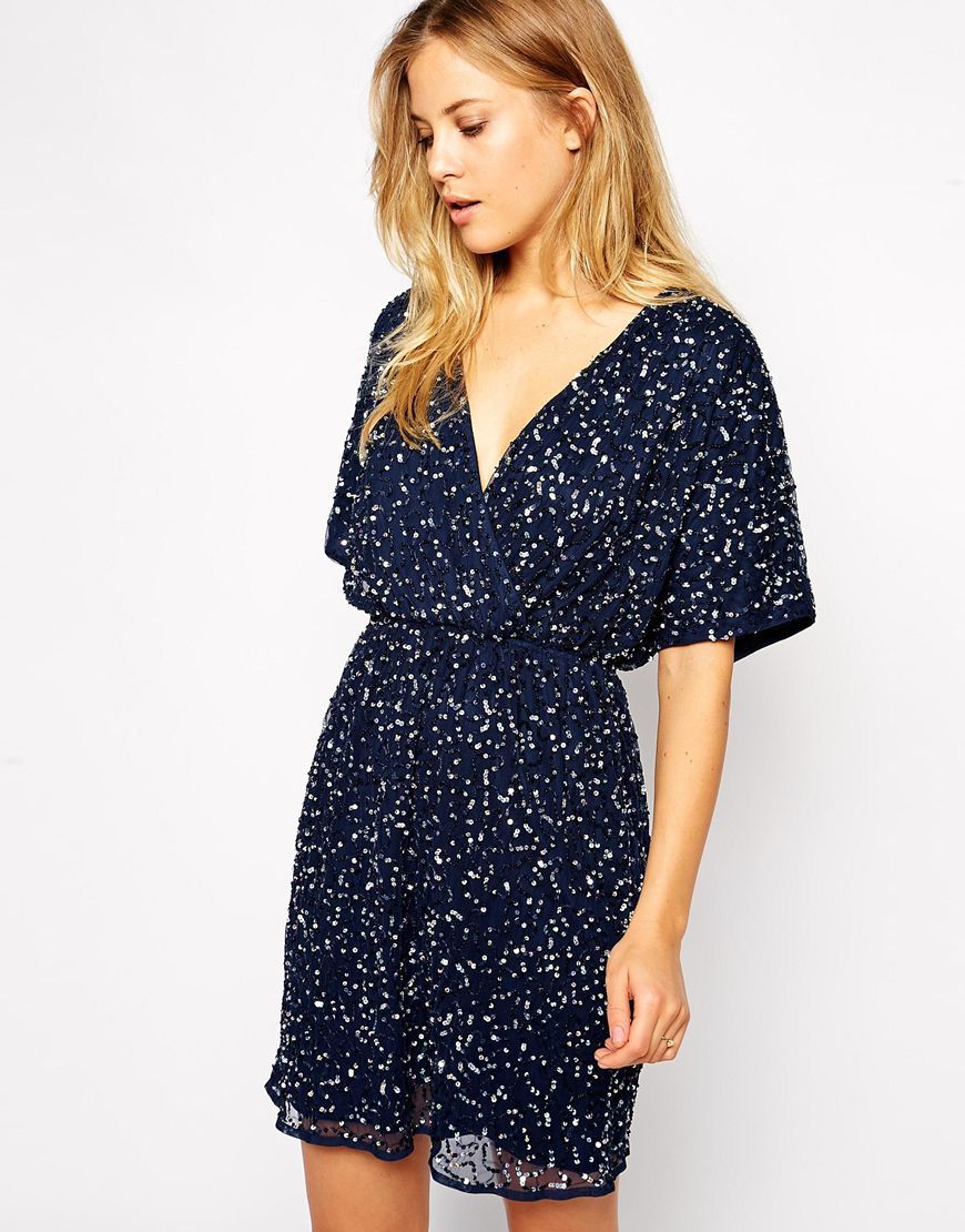 asos robe a sequin