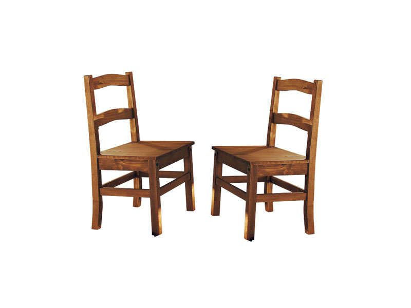 Lot de 2 chaises EL PATIO - Conforama - Pickture