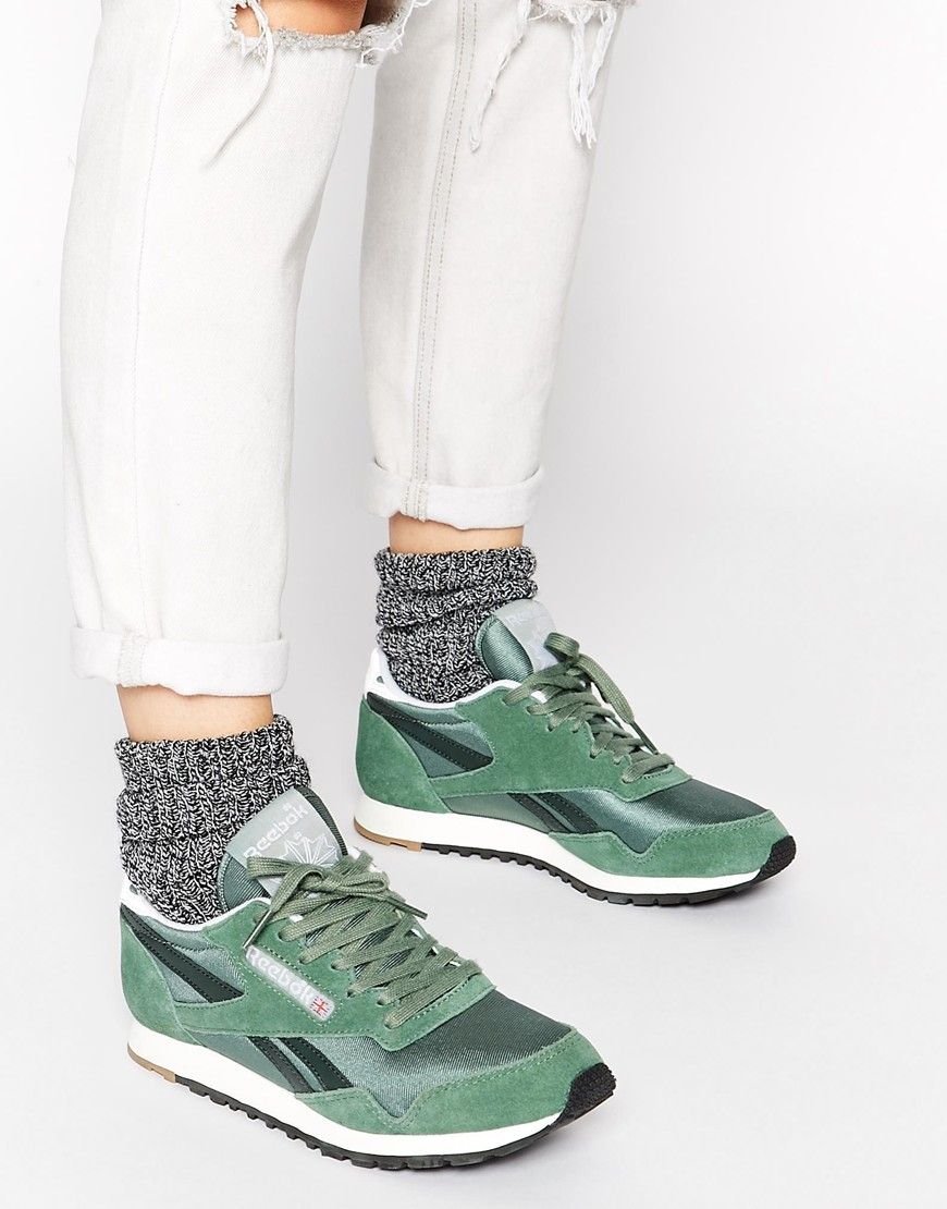 reebok lifters homme verte