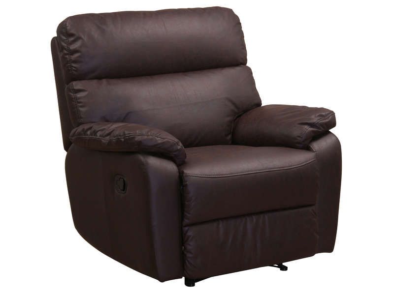 Fauteuil relaxation NASH coloris mocca Conforama Pickture