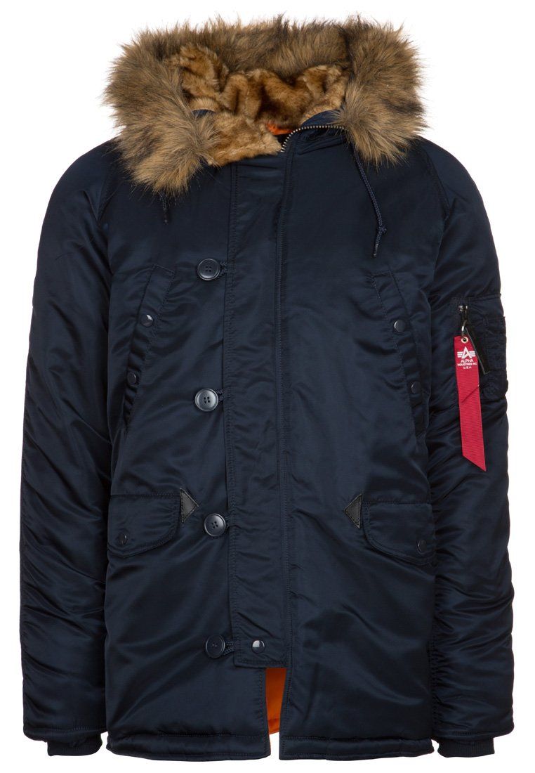 Alpha Industries N3 B PARKA Veste D'hiver Blue - Alpha Industries ...