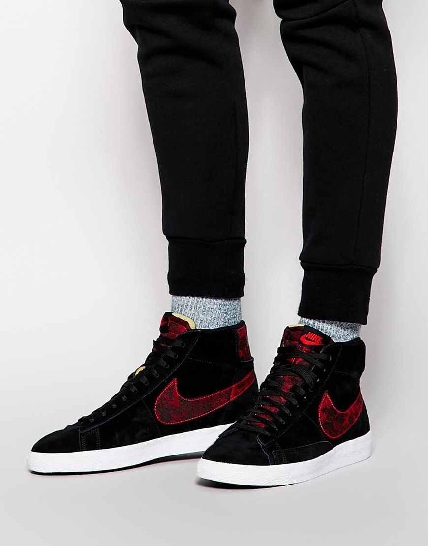 nike blazer cuir