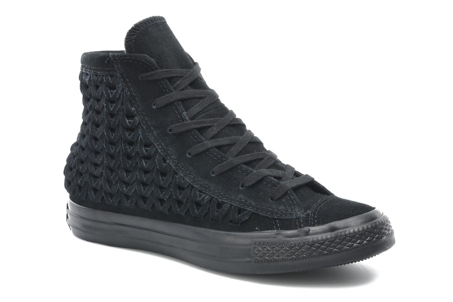 converse woven leather