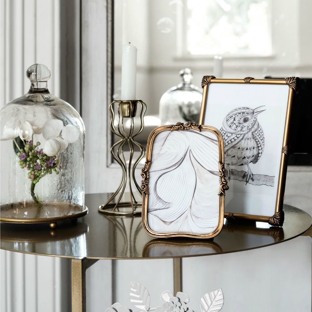 Gold metal photo frame H&M Pickture