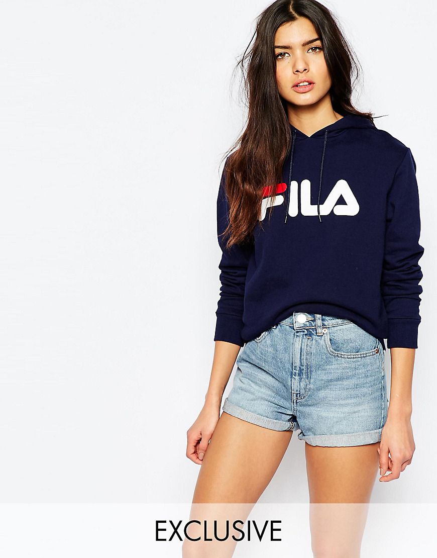 pull fila femme marron