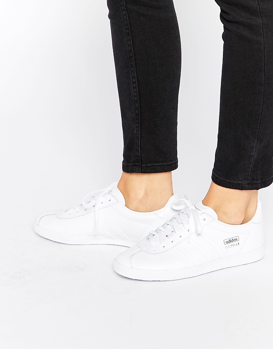 basket adidas gazelle blanche femme