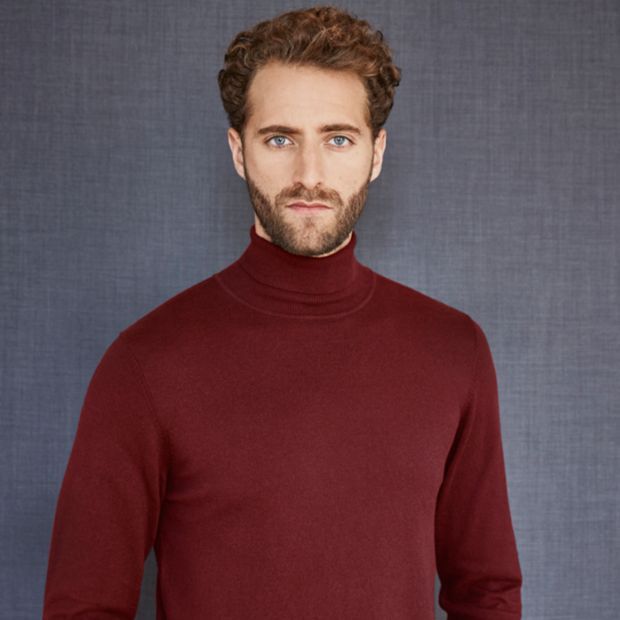 Autograph Merino Wool Rich Slim Fit Polo Neck - Marks & Spencer - Pickture