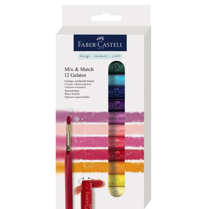 FABER CASTELL Blister De 12 Craies Gelatos FABER CASTELL Pickture